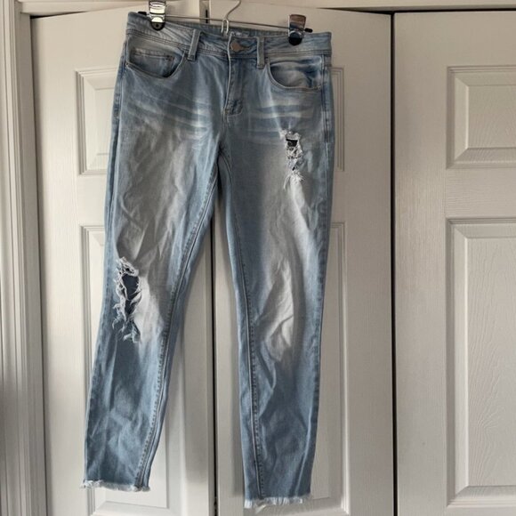 YMI Anklet Ripped Skinny Jeans - Picture 1 of 8